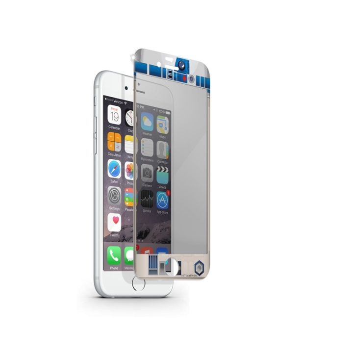 Star Wars Skärmskydd iPhone6/6S Härdat Glas R2D2 i gruppen SMARTTELEFON & NETTBRETT / Mobilbeskyttelse / Apple / iPhone 6/6S / Skjermbeskyttelse hos TP E-commerce Nordic AB (38-48887)