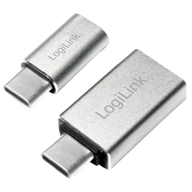 LogiLink USB-C > USB + USB-C > MicroUSB i gruppen Datautstyr / Kabler og adaptere / USB / Micro-USB / Adaptere hos TP E-commerce Nordic AB (38-50210)