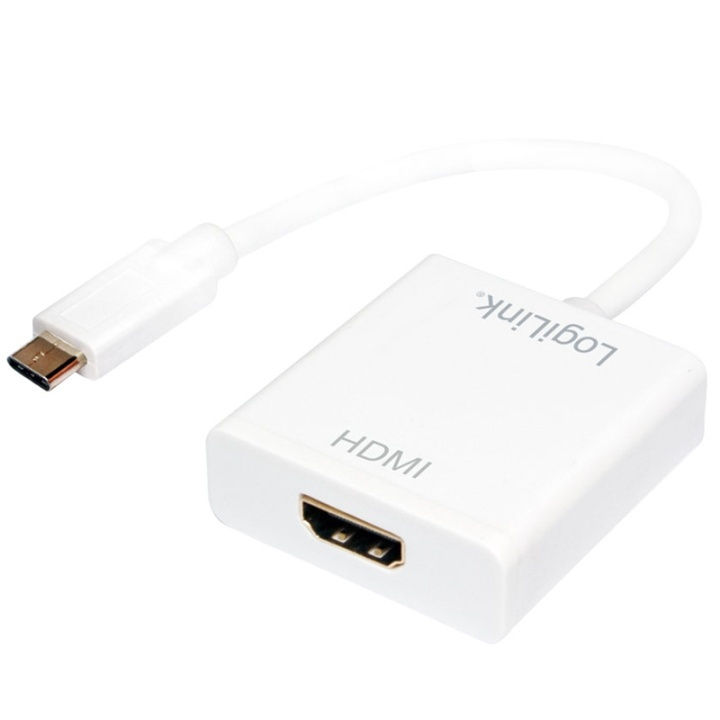 LogiLink USB-C -> HDMI-Hona Adapter i gruppen Elektronikk / Kabler og adaptere / HDMI / Adaptere hos TP E-commerce Nordic AB (38-50665)