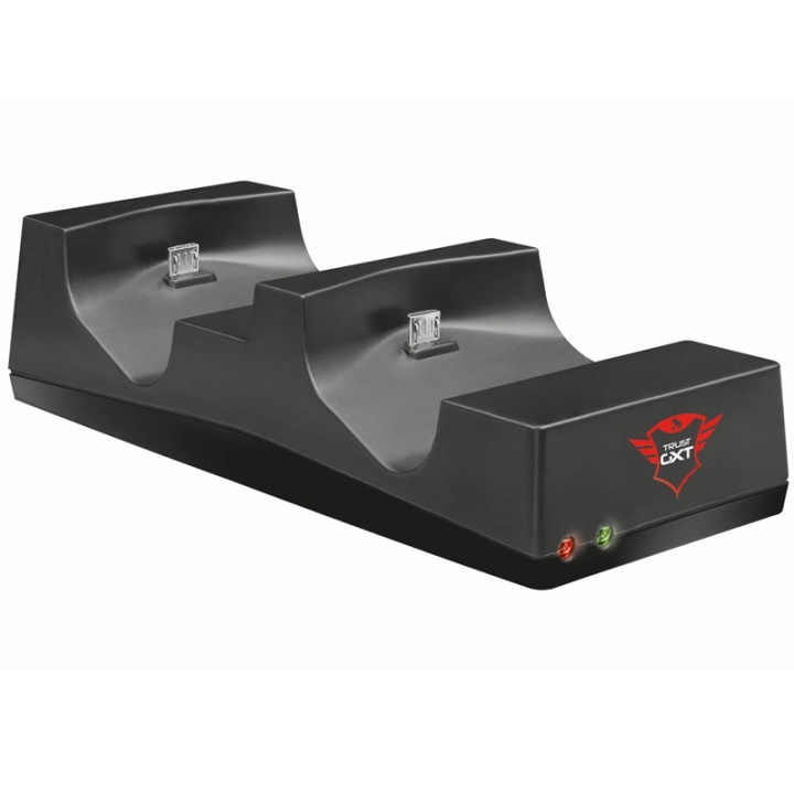 Trust GXT 235 Duo ladestasjon for PS4 i gruppen Datautstyr / GAMING / Gaming-tilbehør hos TP E-commerce Nordic AB (38-51102)