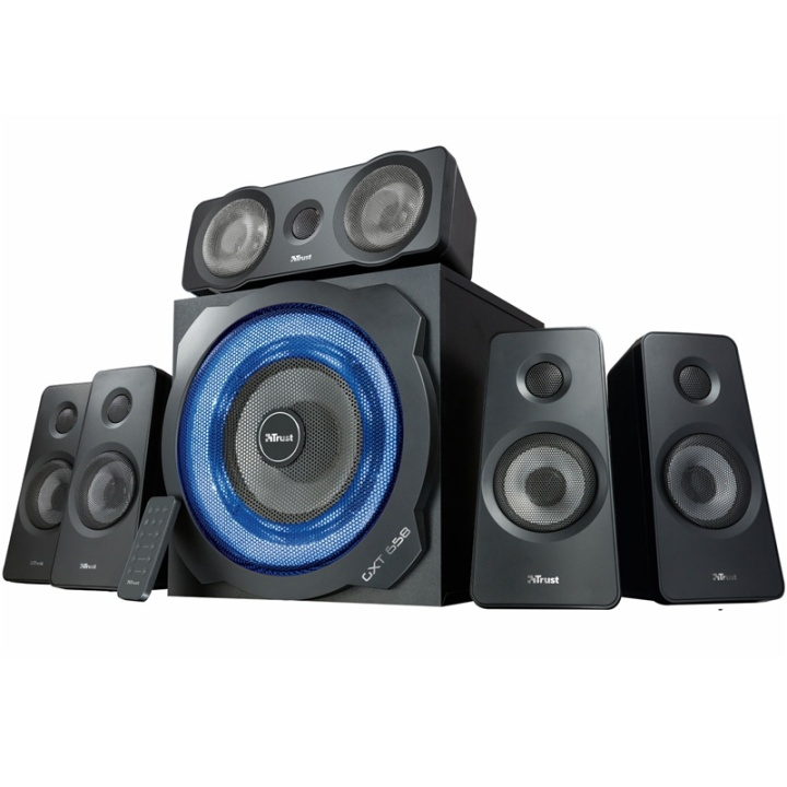 Trust GXT 658 5.1 Surround-system i gruppen Datautstyr / Datamaskin Tilbehør / Høyttaler hos TP E-commerce Nordic AB (38-51106)