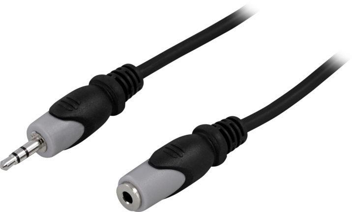 DELTACO lydkabel, 3,5mm output-input, 0,5m i gruppen Elektronikk / Kabler og adaptere / Lyd analog / 3,5 mm hos TP E-commerce Nordic AB (38-5183)