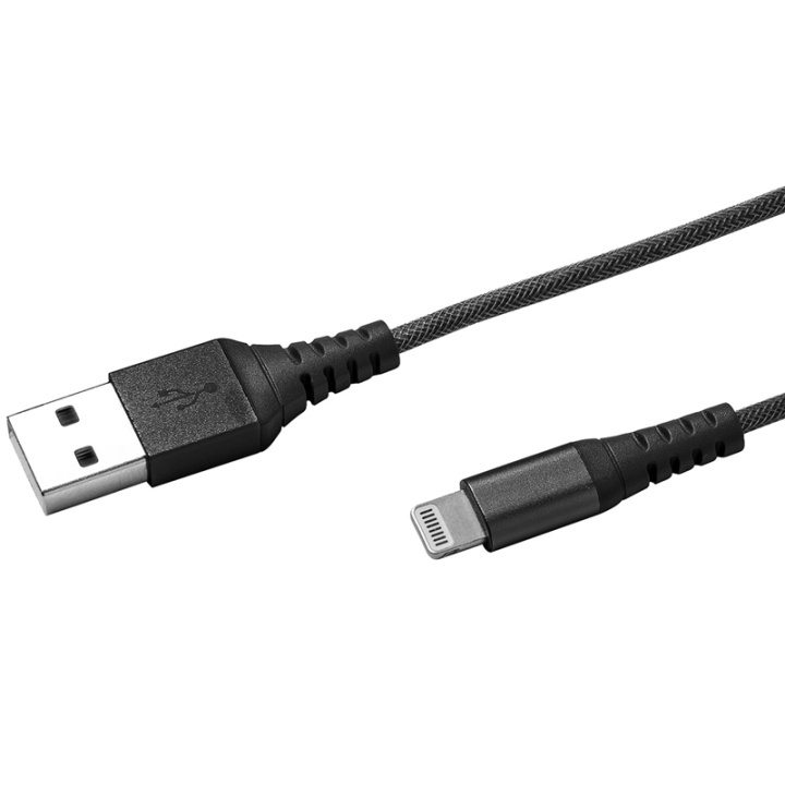 Celly Ekstremkabel Lightning 1m Sv i gruppen SMARTTELEFON & NETTBRETT / Ladere og Kabler / Kabler / Kabler Lightning hos TP E-commerce Nordic AB (38-52234)