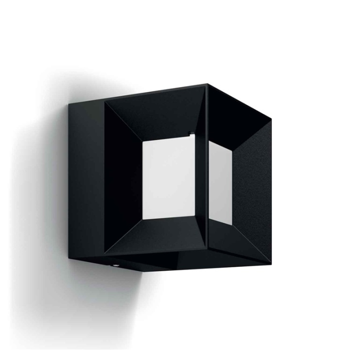 Philips Parterre Vegglampe LED 1x8W Svart i gruppen HJEM, HUS OG HAGE / El og belysning / Utendørsbelysning / Fasadebelysning / Uten bevegelsessensor hos TP E-commerce Nordic AB (38-52375)