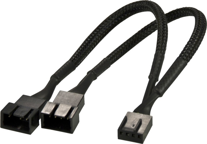 Akasa splitter for PWM-vifter, 1x4-pinners ha til 2x4-pinners ho i gruppen Datautstyr / Kabler og adaptere / Intern / Strømkabler og adaptere hos TP E-commerce Nordic AB (38-52565)