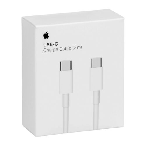 Apple USB-C ladekabel, USB-C hann - USB-C hann, 2m, hvit i gruppen SMARTTELEFON & NETTBRETT / Ladere og Kabler / Kabler / Kabler type C hos TP E-commerce Nordic AB (38-52638)