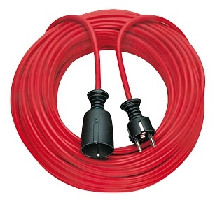 Plastic Extension Cable Red 20m H05VV-F 3G1,5 i gruppen HJEM, HUS OG HAGE / El og belysning / Skjøteledninger hos TP E-commerce Nordic AB (38-52730)