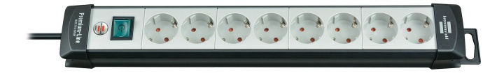 8-pocket 3m kabel Svart/hvit i gruppen HJEM, HUS OG HAGE / El og belysning / Grenuttak hos TP E-commerce Nordic AB (38-52772)