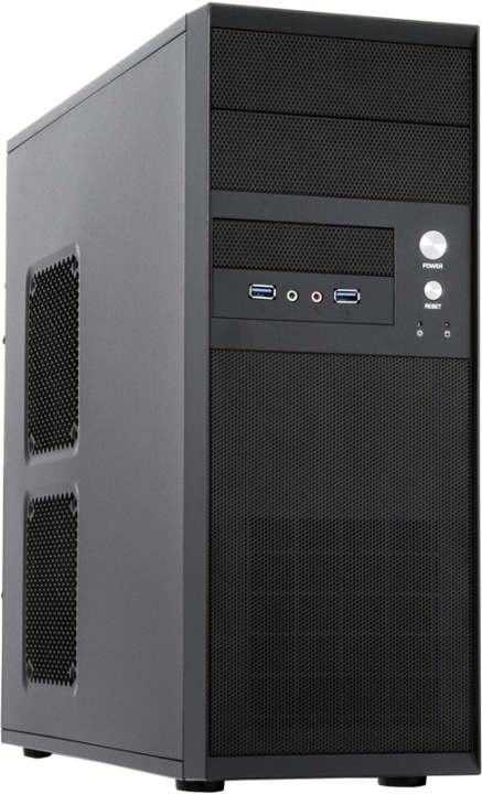 Chieftec Svart med Mesh-frontpanel, 2 x USB 3.0 i gruppen Datautstyr / PC-Komponenter / Chassis hos TP E-commerce Nordic AB (38-52858)