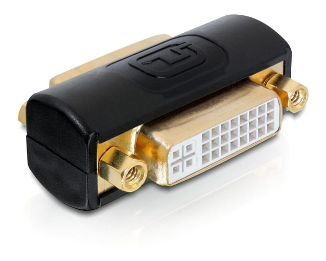 DeLOCK DVI-adapter Dual Link, DVI-I ho-ho, 24+5 i gruppen Datautstyr / Kabler og adaptere / DVI / Adaptere hos TP E-commerce Nordic AB (38-52993)