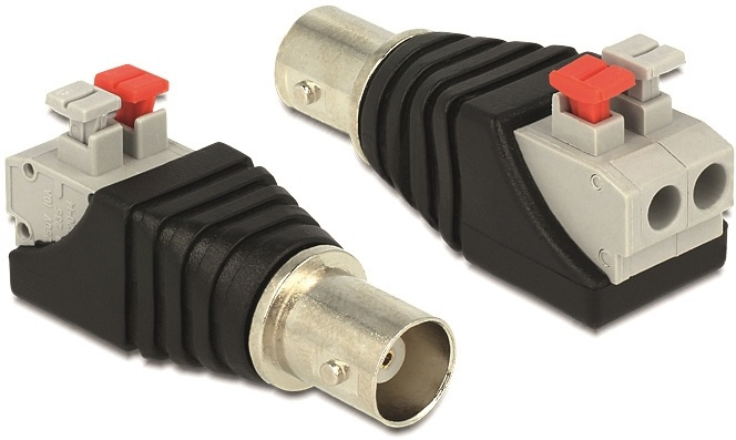 DeLOCK BNC terminalblokkadapter, BNC hunn i gruppen Elektronikk / Kabler og adaptere / Antennekabler og tilbehør / Tilbehør hos TP E-commerce Nordic AB (38-53007)