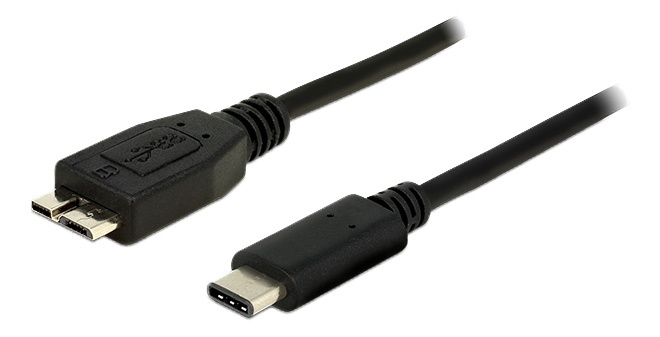 DeLOCK USB-kabel, 1 m, Type C ha - Type Micro-B ha, 3.1 Gen 2 i gruppen Datautstyr / Kabler og adaptere / USB / USB-C hos TP E-commerce Nordic AB (38-53051)