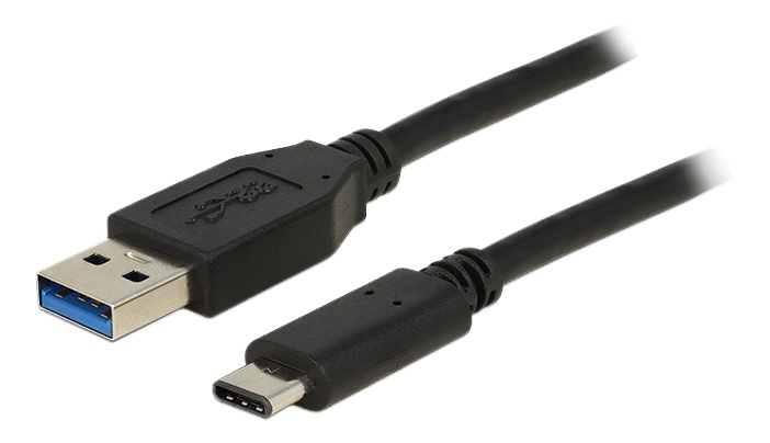 DeLOCK USB cable, 0,5m, Type C ma - Type A ma, 3.1 Gen 2, black i gruppen Datautstyr / Kabler og adaptere / USB / USB-C hos TP E-commerce Nordic AB (38-53061)