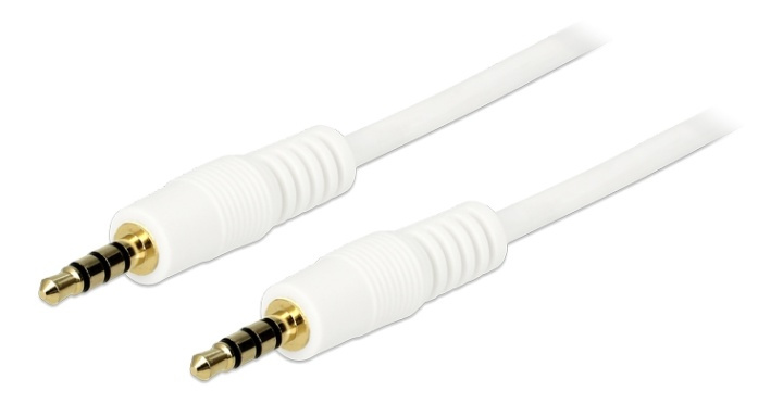 Delock Cable Stereo Jack 3.5 mm 4 pin male > male 10 m i gruppen Elektronikk / Kabler og adaptere / Lyd analog / 3,5 mm hos TP E-commerce Nordic AB (38-53071)