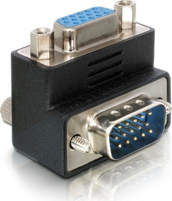 DeLOCK køveksler, HD15 ha-ho, vinklet i gruppen Datautstyr / Kabler og adaptere / VGA / Adaptere hos TP E-commerce Nordic AB (38-53132)