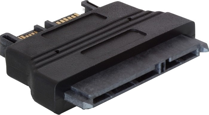 DeLOCK SATA til Slim SATA-adapter, ho-ha i gruppen Datautstyr / Kabler og adaptere / Intern / SATA hos TP E-commerce Nordic AB (38-53156)