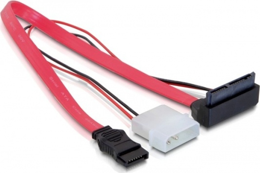 DeLOCK Micro SATA kabel SATA+ström till Micro SATA ho 0,3m, vinkl i gruppen Datautstyr / Kabler og adaptere / Intern / SATA hos TP E-commerce Nordic AB (38-53159)