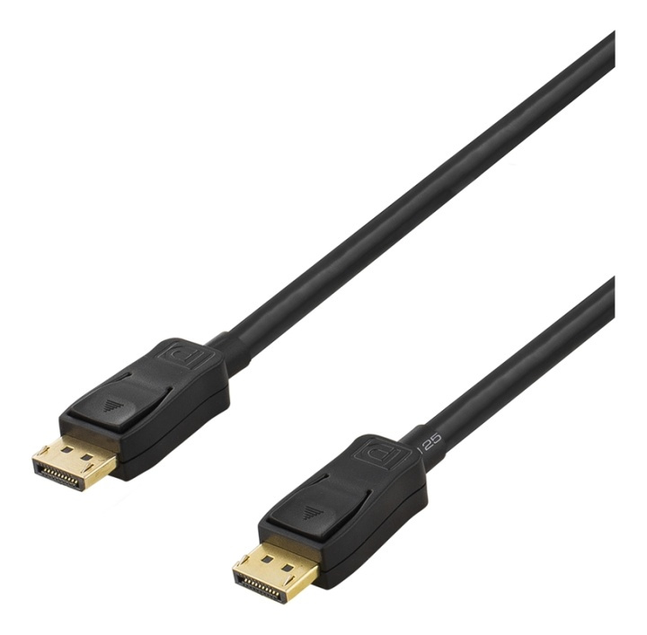 DELTACO DisplayPort skjermkabel, 20-pins Ha - Ha, 20m, svart i gruppen Datautstyr / Kabler og adaptere / DisplayPort / Kabler hos TP E-commerce Nordic AB (38-53319)