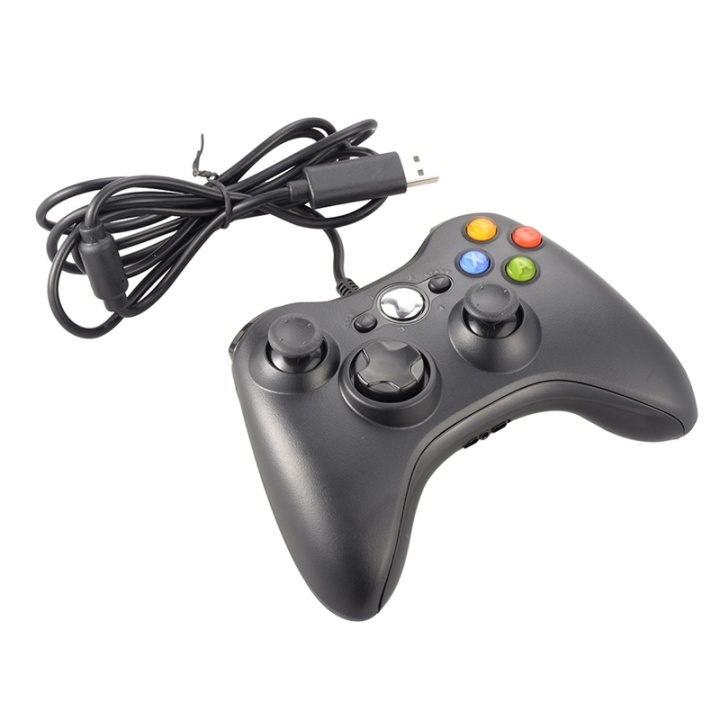 Håndkontroller for Xbox 360 (svart) i gruppen Elektronikk / TV-spill & tilbehør / Xbox 360 hos TP E-commerce Nordic AB (38-5332)