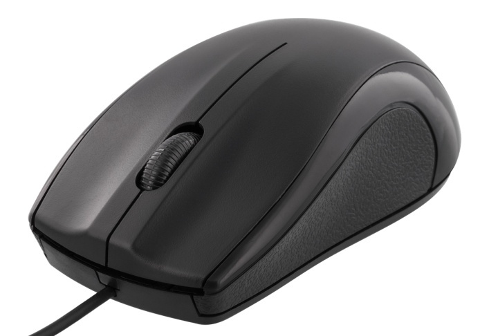 DELTACO wired optical mouse, 3 buttons with a scroll, 1200 DPI, black i gruppen Datautstyr / Mus & Tastatur / Mus / via kabel hos TP E-commerce Nordic AB (38-53472)