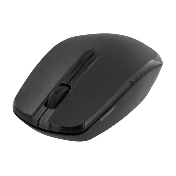 DELTACO trådløs optisk mus, 2 knapper og scroll, 1000 DPI, USB, svart i gruppen Datautstyr / Mus & Tastatur / Mus / via kabel hos TP E-commerce Nordic AB (38-53474)