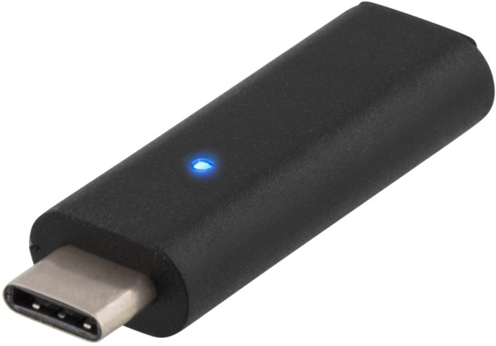 DELTACO USB 2.0-adapter, Type C - Type Micro B hunn, svart i gruppen Datautstyr / Kabler og adaptere / USB / USB-C hos TP E-commerce Nordic AB (38-53732)