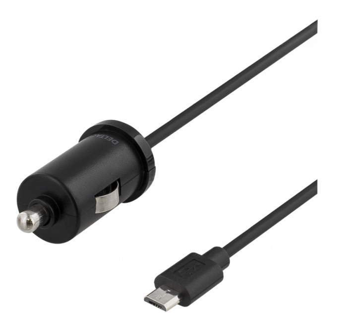 DELTACO billaddare med Micro USB, 1A, 1xUSB Micro B ha, 1m, svart i gruppen SMARTTELEFON & NETTBRETT / Ladere og Kabler / Billader / Billader microUSB hos TP E-commerce Nordic AB (38-53766)