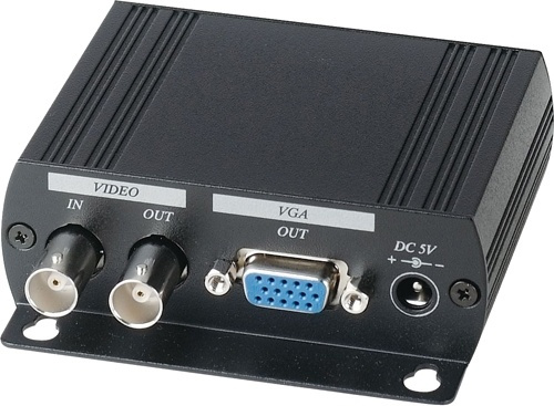 Video til VGA-omformer, RG59/RG6 BNC til HD15 hunn, viderekobling i gruppen Datautstyr / Kabler og adaptere / VGA / Adaptere hos TP E-commerce Nordic AB (38-53818)