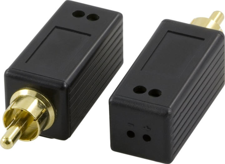 Signalforsterker, digital lyd, 1xRCA, Cat5, 180 m i gruppen Datautstyr / Kabler og adaptere / Nettverk / Adaptere og koblinger hos TP E-commerce Nordic AB (38-53821)