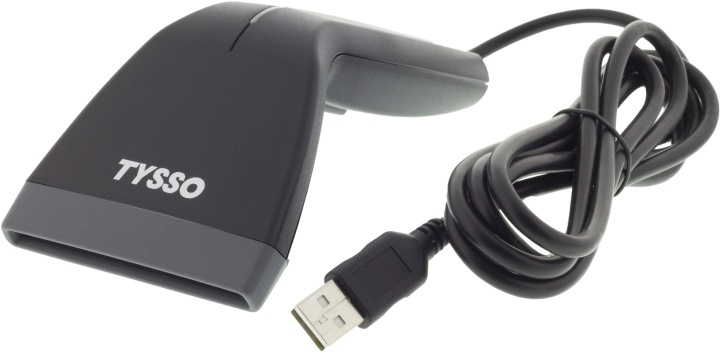 Strekkodeskanner med CCD-teknologi, 80 mm rekkevidde, USB-strøm, svart i gruppen Datautstyr / Datamaskin Tilbehør / Strekkodeleser hos TP E-commerce Nordic AB (38-53866)