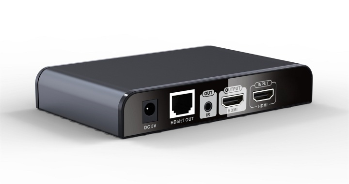 HDMI extension over Ethernet, HDbitT, 150m. 1080P, IR, loop-out, black i gruppen Elektronikk / Kabler og adaptere / HDMI / Adaptere hos TP E-commerce Nordic AB (38-53929)