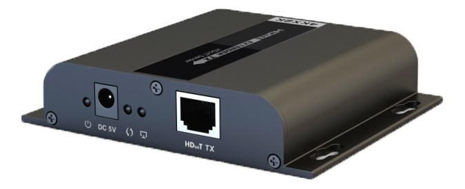 HDMI-forlengelse over Ethernet, HDbitT, 120 m, UHD, IR, svart i gruppen Elektronikk / Kabler og adaptere / HDMI / Adaptere hos TP E-commerce Nordic AB (38-53930)
