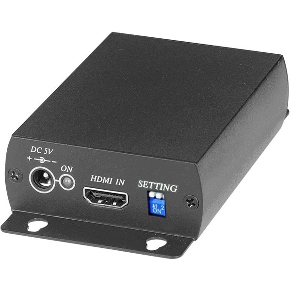 Signalomvandler, från HDMI till SDI, BNC, PAL/NTSC/720p/1080p, svart i gruppen Datautstyr / Kabler og adaptere / Signalomformere hos TP E-commerce Nordic AB (38-54075)