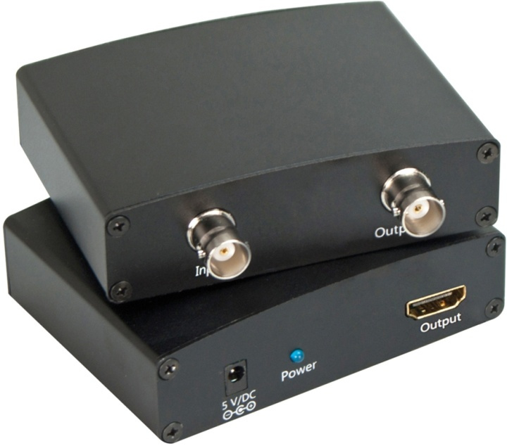 Signalomvandlare från SDI till HDMI, BNC, SDI Loop Out, svart i gruppen Elektronikk / Kabler og adaptere / HDMI / Adaptere hos TP E-commerce Nordic AB (38-54079)