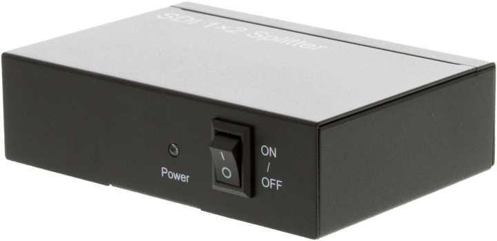 SDI-splitter en til to, 3G/HD-SDI, 1080p, 12 bit, BNC, metall, svart i gruppen Datautstyr / Kabler og adaptere / Signalomformere hos TP E-commerce Nordic AB (38-54080)