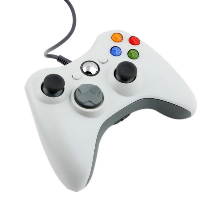 Håndkontroller for Xbox 360 (Hvit) i gruppen Elektronikk / TV-spill & tilbehør / Xbox 360 hos TP E-commerce Nordic AB (38-5417)