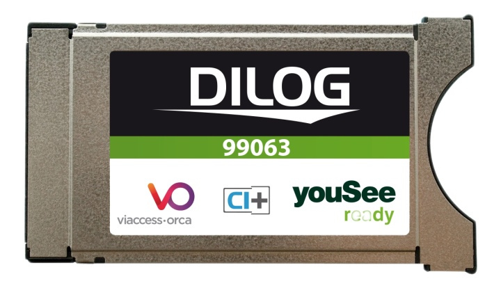 Dilog, CA-modul for YouSee i Danmark, DVB-C, CI+, HD i gruppen Elektronikk / Lyd & Bilde / TV og tilbehør / CA-moduler hos TP E-commerce Nordic AB (38-54204)