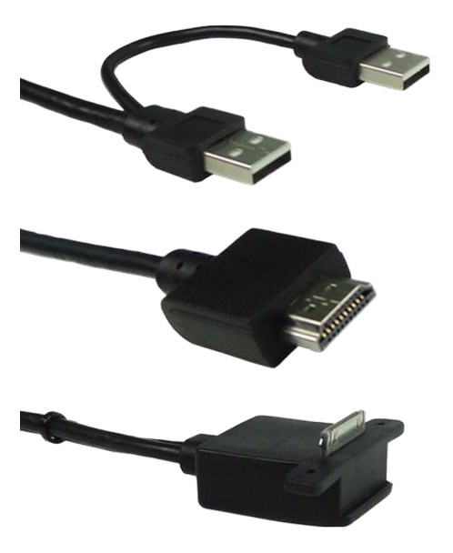 GeChic 1503 dockport cable, 1,2m cable length, black i gruppen Elektronikk / Kabler og adaptere / HDMI / Adaptere hos TP E-commerce Nordic AB (38-54458)