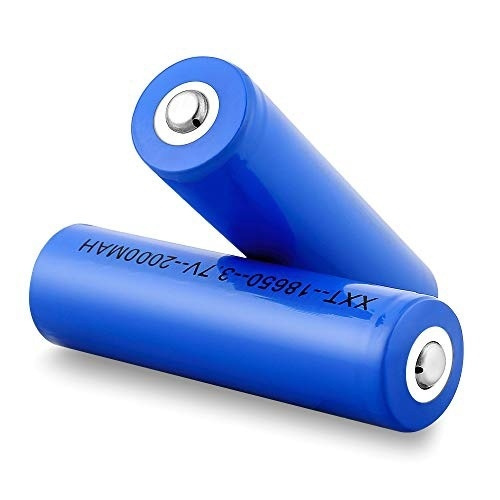 2-pakning Oppladbart batteri 18650, 2000 mAh (Cust tip) i gruppen Elektronikk / Batterier & Ladere / Batterier / Andre hos TP E-commerce Nordic AB (38-5494)