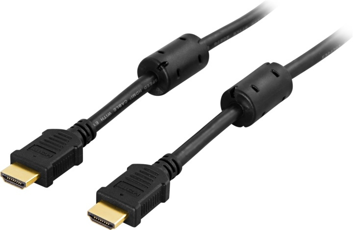DELTACO HDMI-kabel, 19-pin ha-ha, 1080i, svart, 10m i gruppen Elektronikk / Kabler og adaptere / HDMI / Kabler hos TP E-commerce Nordic AB (38-5505)