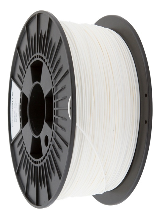 PrimaValue PLA filament 1.75mm 1 kg hvite i gruppen Datautstyr / Skrivere og tilbehør / Skrivere / 3D-skrivere og tilbehør / Tillbehör hos TP E-commerce Nordic AB (38-55299)