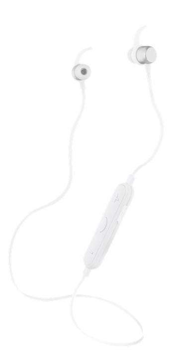 Streetz Bluetooth-hodetelefoner med mikrofon, Bluetooth 4.1, 10 m, sølv i gruppen Elektronikk / Lyd & Bilde / Hodetelefoner & Tilbehør / Hodetelefoner hos TP E-commerce Nordic AB (38-55676)