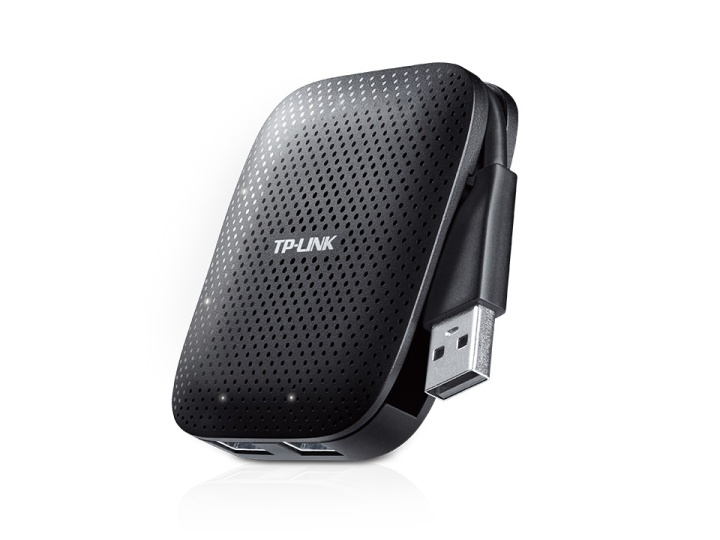 TP-Link UH400 - USB hubb med fyra USB 3.0-portar, svart i gruppen Datautstyr / Datamaskin Tilbehør / USB-Hubs hos TP E-commerce Nordic AB (38-55825)