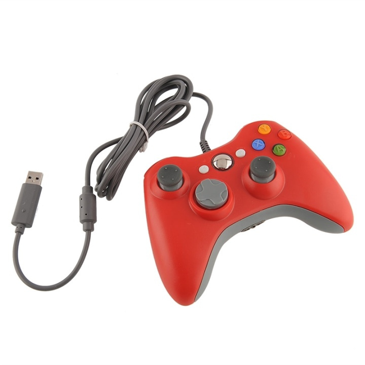Handkontroll till Xbox 360 (Röd) i gruppen Elektronikk / TV-spill & tilbehør / Xbox 360 hos TP E-commerce Nordic AB (38-5584)