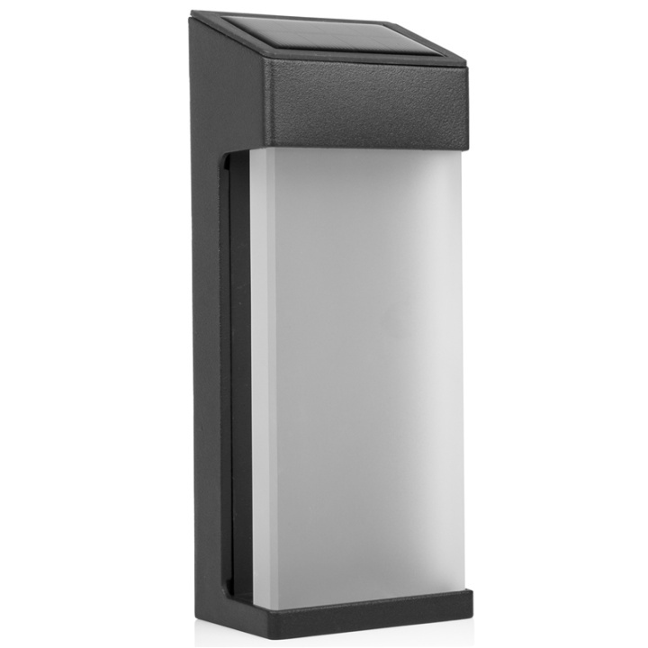 Smartwares Solcellevegglampe med skumringssensor i gruppen HJEM, HUS OG HAGE / El og belysning / Utendørsbelysning / Fasadebelysning / Uten bevegelsessensor hos TP E-commerce Nordic AB (38-55841)