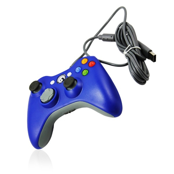 Handkontroll till Xbox 360 (Blå) i gruppen Elektronikk / TV-spill & tilbehør / Xbox 360 hos TP E-commerce Nordic AB (38-5585)
