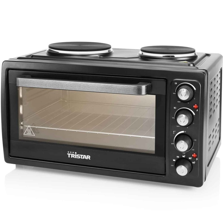 Tristar Benkeplateovn m.2 plater Varmluft i gruppen HJEM, HUS OG HAGE / Husholdningsapparater / Benkkomfyrer og kokeplater hos TP E-commerce Nordic AB (38-56567D)