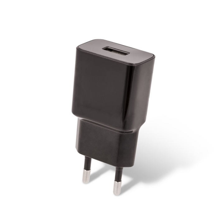 Setty USB-vegglader, 1A, svart i gruppen SMARTTELEFON & NETTBRETT / Ladere og Kabler / Vegglader / Vegglader USB hos TP E-commerce Nordic AB (38-56800)