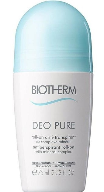 Biotherm Deo Pure Antiperspirant Roll-On 75ml i gruppen HELSE OG SKJØNNHET / Duft og parfyme / Deodorant / Deo for henne hos TP E-commerce Nordic AB (38-56926)