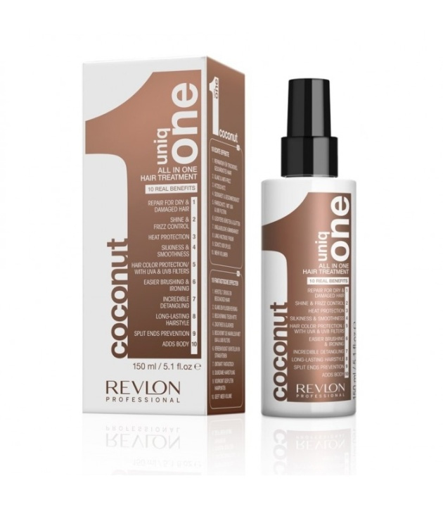 Revlon Uniq One All in One Hair Treatment Coconut 150ml i gruppen HELSE OG SKJØNNHET / Hår & styling / Hårpleie / Balsamspray/kur hos TP E-commerce Nordic AB (38-56952)